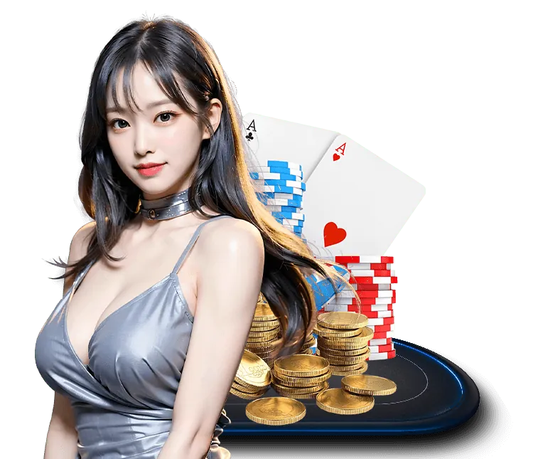 Máy đánh bạc với biểu tượng tiền vàng và jackpot